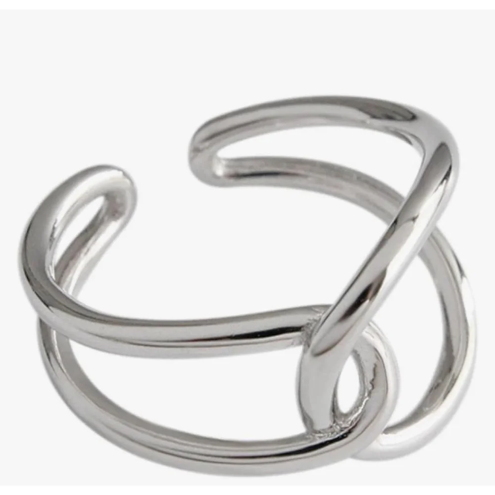Knot Adjustable Ring |‎ 925 Sterling Silver